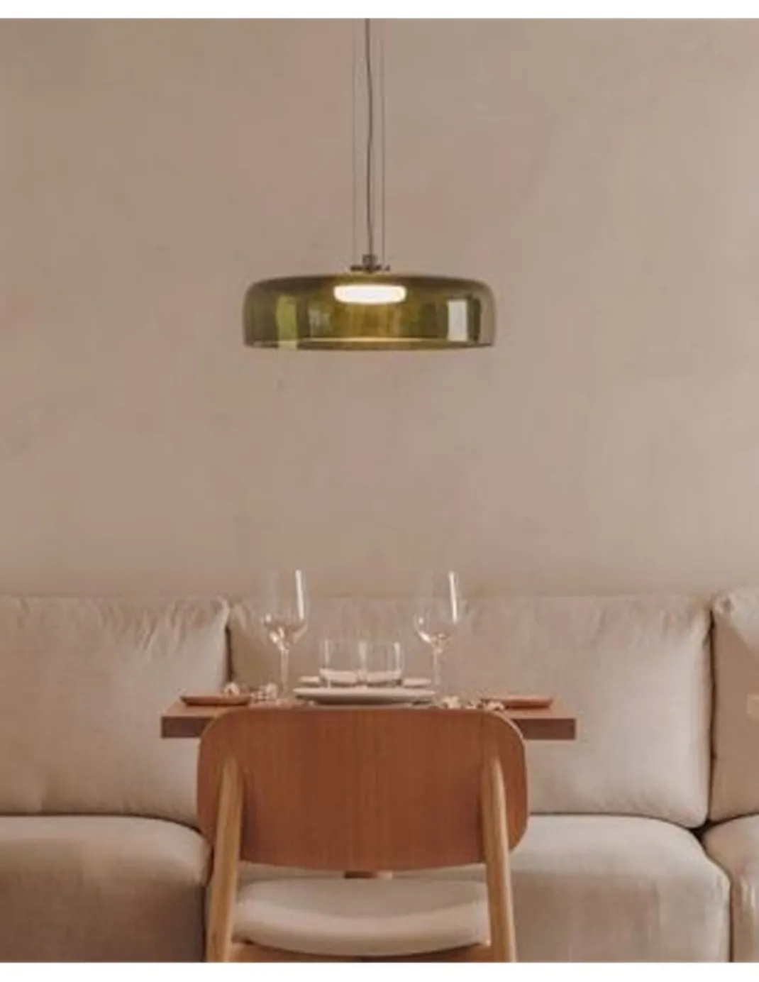 Lámpara colgante Levels – LedsC4 – Lámpara de cristal en 3 colores, LED regulable (Corte de Fase, Dali-2, Casambi)