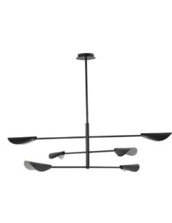 Lámpara colgante Liggera - Faro - Lámpara de techo orientable, 6 luces
