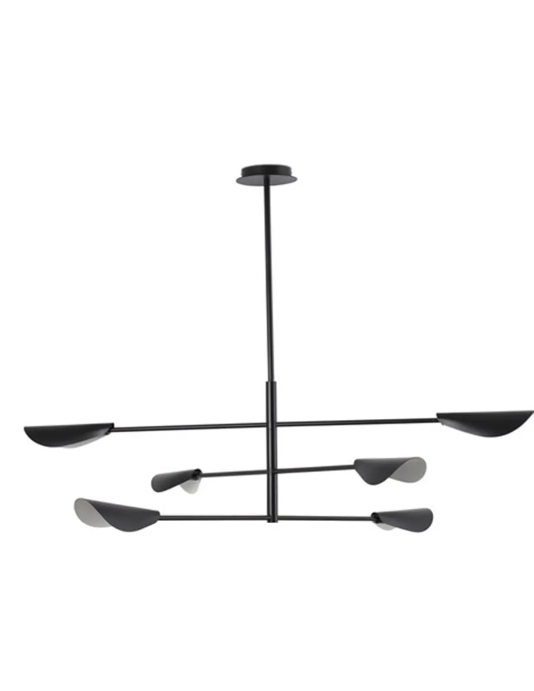 Lámpara colgante Liggera - Faro - Lámpara de techo orientable, 6 luces