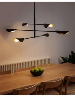 Lámpara colgante Liggera - Faro - Lámpara de techo orientable, 6 luces