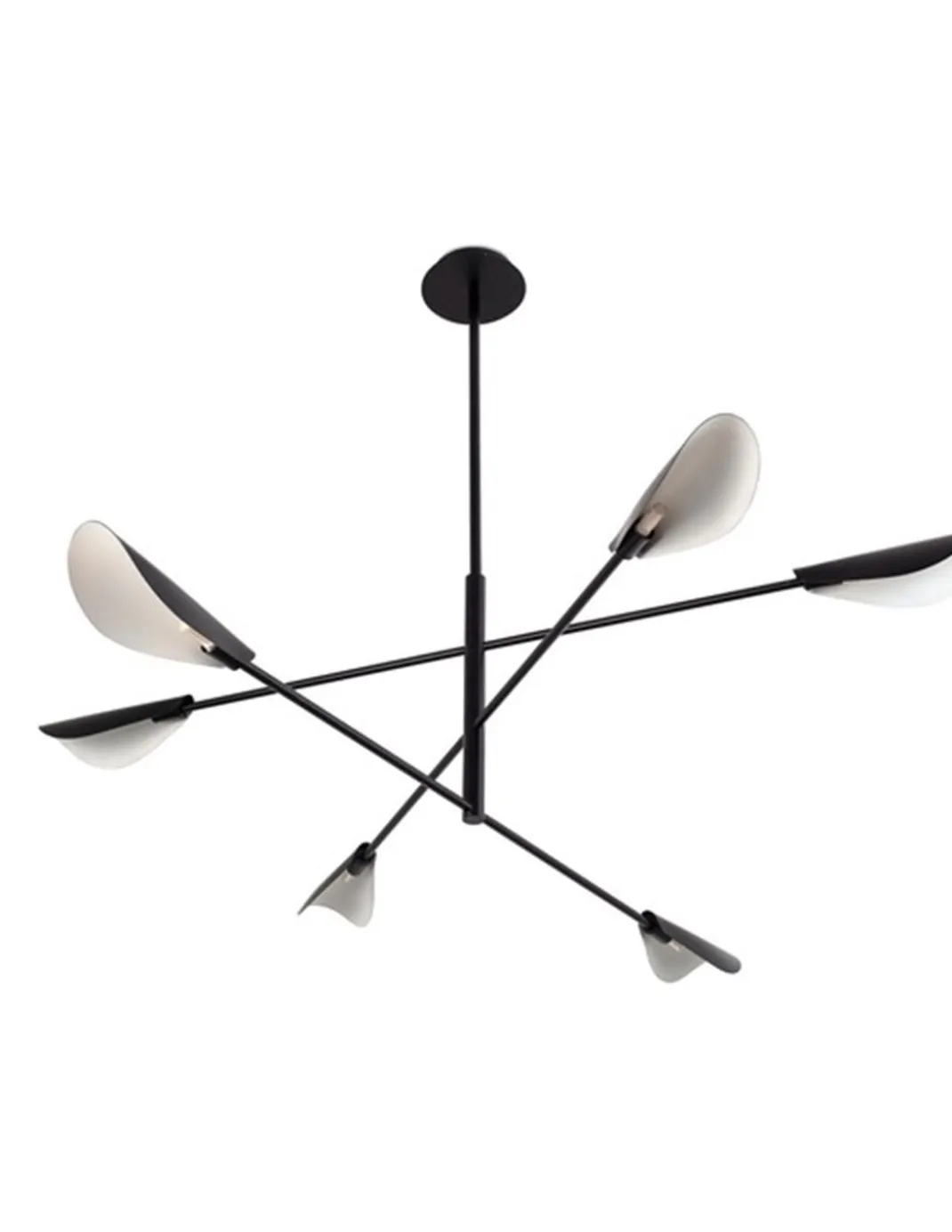 Lámpara colgante Liggera - Faro - Lámpara de techo orientable, 6 luces