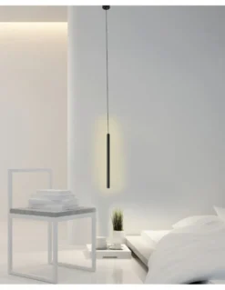 Lámpara colgante Lines - Nexia - Lámpara minimalista tubo LED