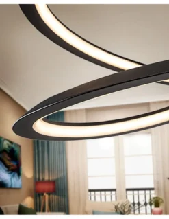 Lámpara colgante Looping – Schuller – Lámpara LED, disponible en 2 tamaños y colores