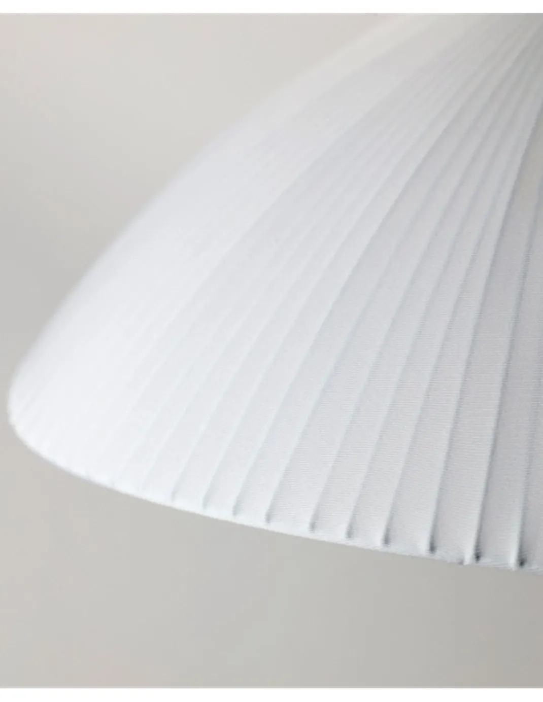 Lámpara colgante Makonis - IDP Lamphades - Lámpara decorativa blanca con pantalla curva