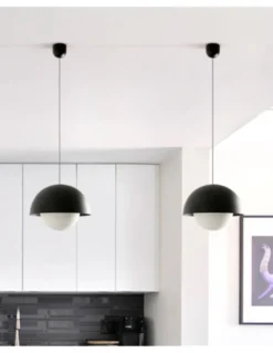 Lámpara colgante Marisol – Faro – Lámpara LED moderna, disponible en blanco o negro
