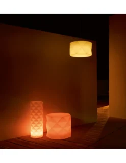 Lámpara colgante Marquis con batería - Vondom - Lámpara de exterior LED en blanco hielo
