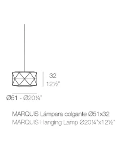 Lámpara colgante Marquis - Vondom - Lámpara LED de exterior, 100% reciclable