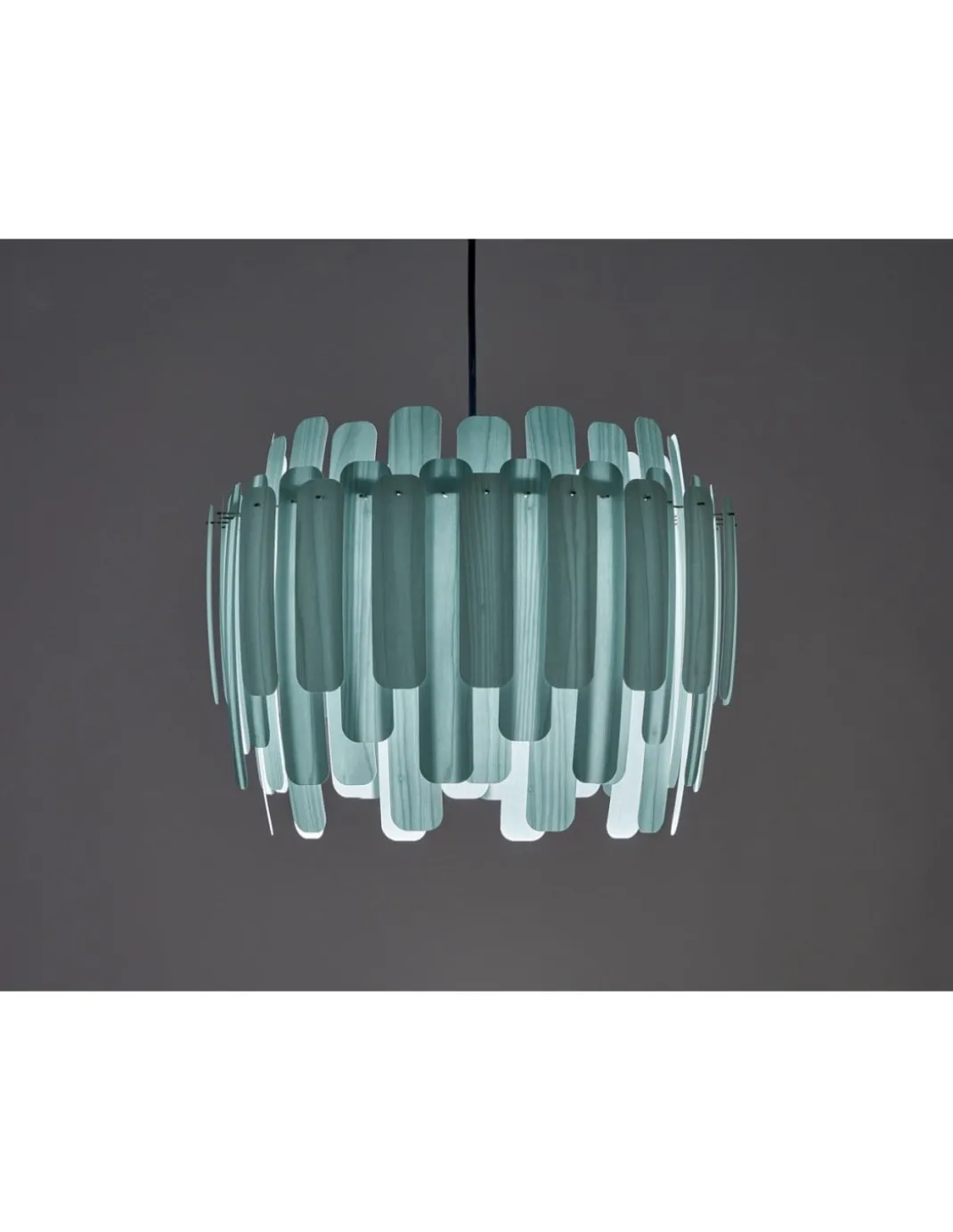 Lámpara colgante Maruja - LZF - Lámpara artesanal hecha a mano, de madera natural, estilo contemporáneo