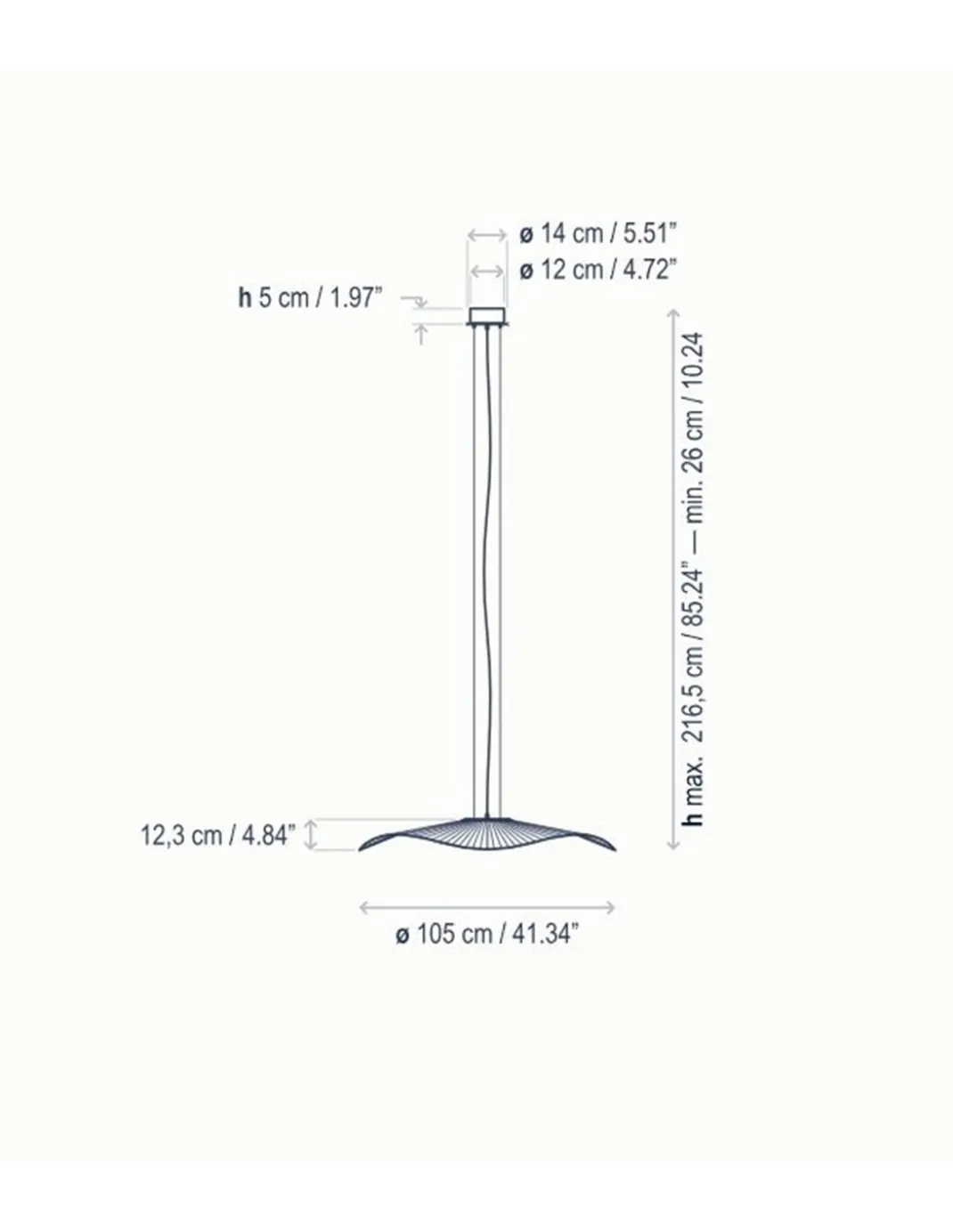 Lámpara Colgante Mediterrànea - Bover - Lámpara de exterior, de fibra sintética marrón, LED regulable Triac