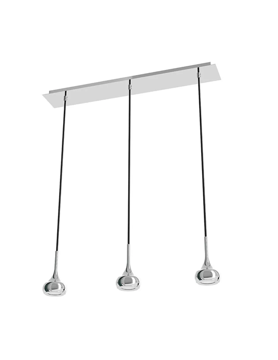 Lámpara colgante Mini Maxi - Pujol Iluminación - Lámpara lineal con 3 luces
