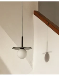 Lámpara colgante Miro – Aromas – Lámpara de techo blanco o negro, LED 2700K, 20 cm