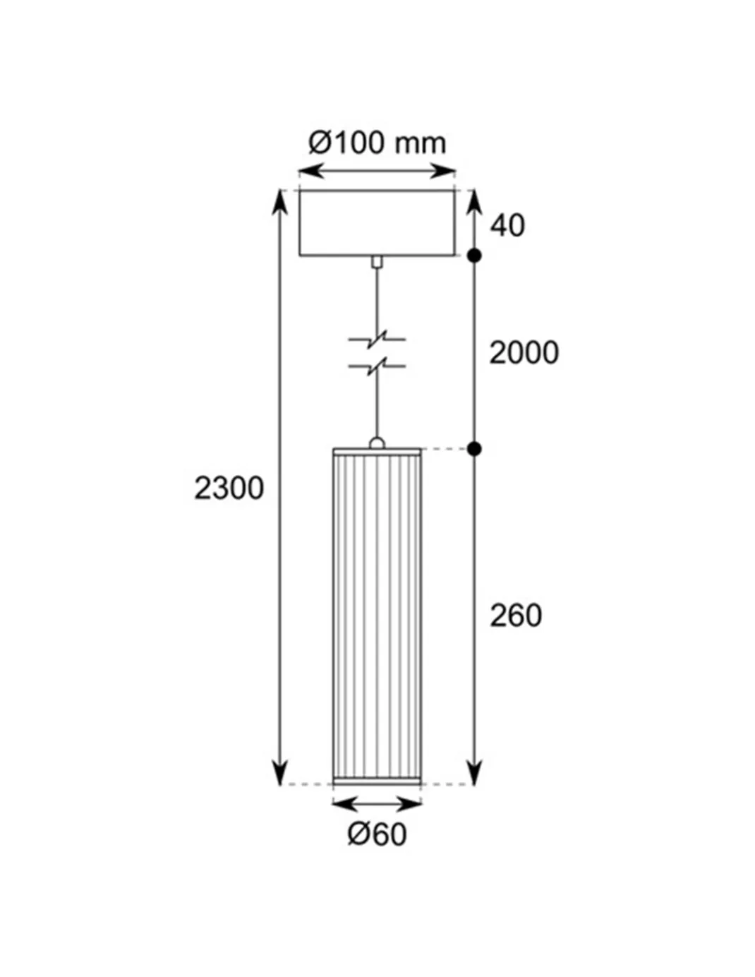 Lámpara colgante Model C1 - Conalux - Lámpara tubular de cristal