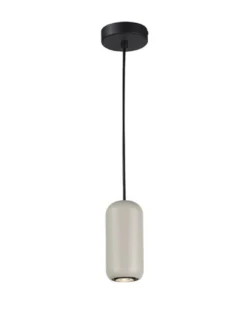 Lámpara colgante Nimes - Schuller - Tulipa de metal gris claro
