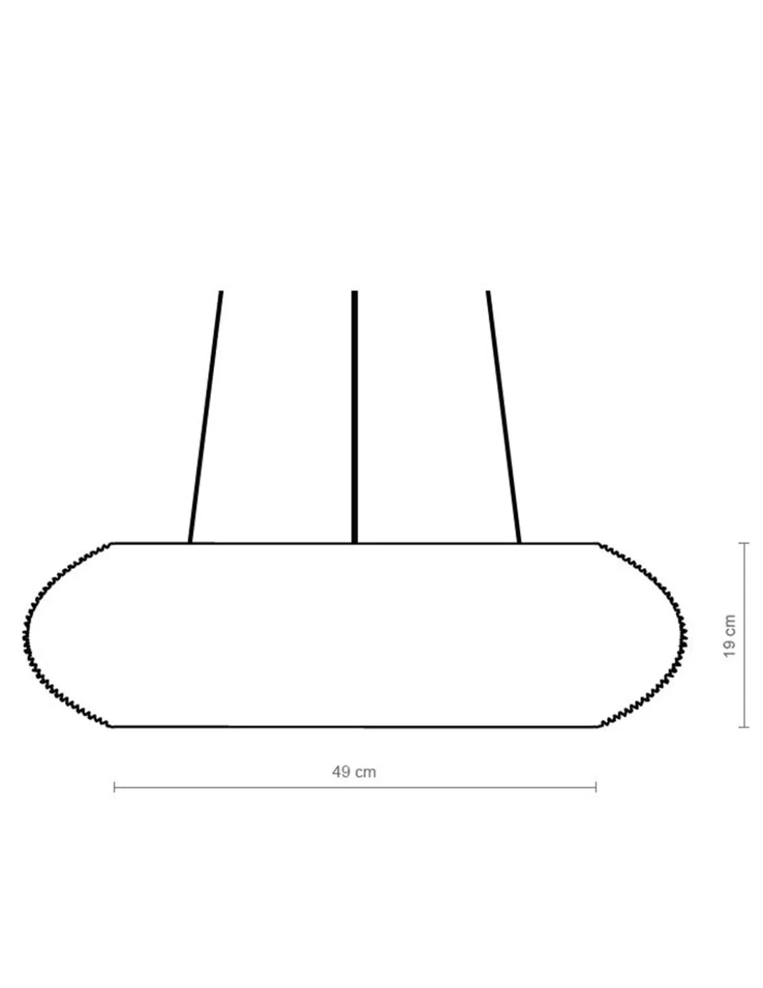 Lámpara colgante Niuet – Luxcambra – Pantalla de mimbre natural, largo: 49 cm