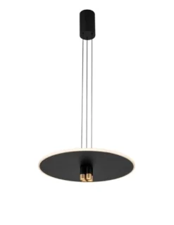 Lámpara colgante Nómada - Mantra - Diseño minimalista en negro y dorado