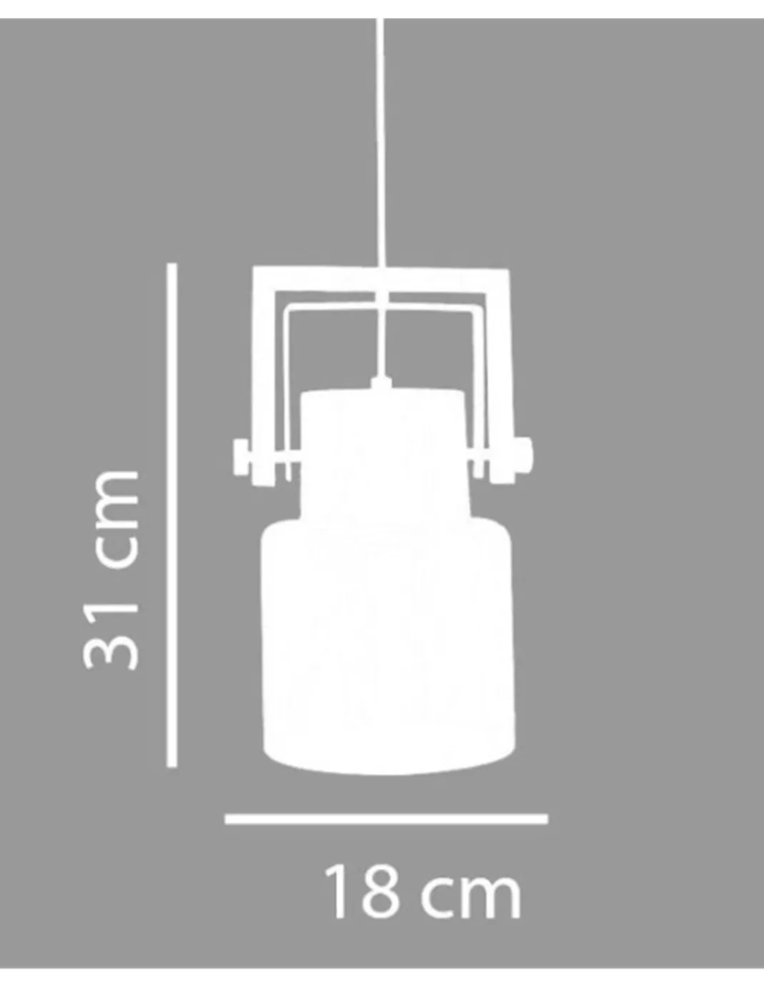 Lámpara colgante Nordica - IDP Lampshades - Lámpara de techo nórdica e industrial