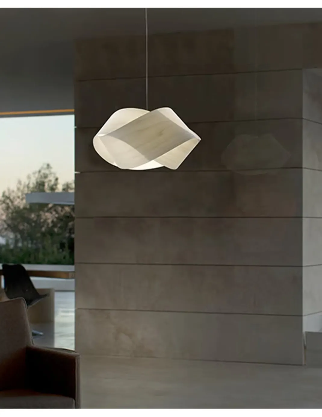 Lámpara colgante Nut - LZF - Lámpara de diseño artesanal de madera