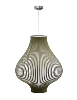 Lámpara colgante Onion - IDP Lampshades - Lámpara elegante con pantalla de terciopelo