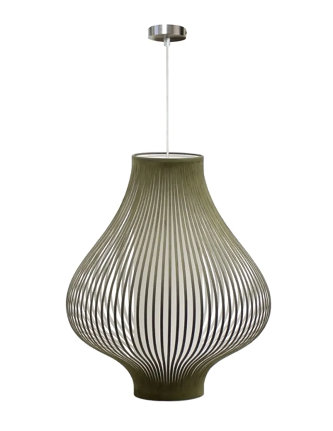 Lámpara colgante Onion - IDP Lampshades - Lámpara elegante con pantalla de terciopelo