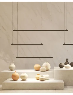Lámpara colgante o superficie Evo Mini – Beneito & Faure – Diseño horizontal minimalista, lámpara LED
