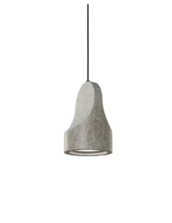Lámpara colgante Parga – a-emotional light – Lámpara de piedra, 3 tamaños, LED regulable corte de fase