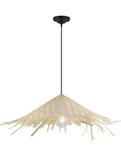 Lámpara colgante Pipper - AJP - Lámpara en forma de sombrero de bambú
