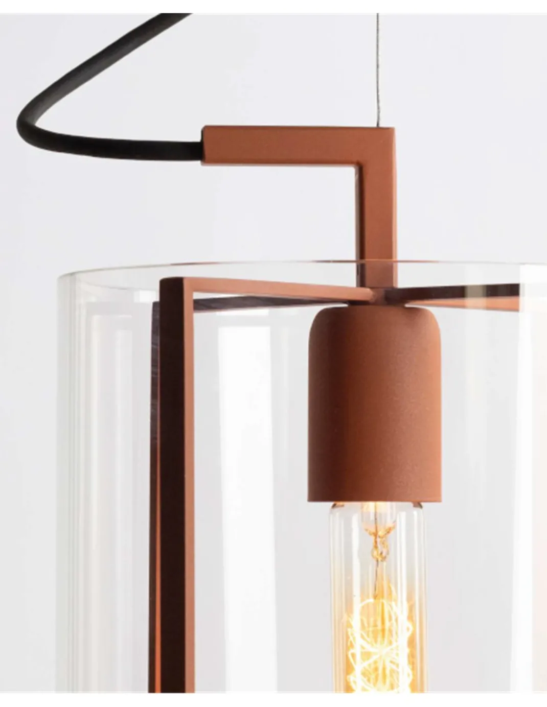 Lámpara colgante Polpo – Fokobu – Lámpara decorativa de acero y borosilicato