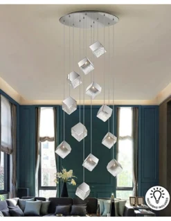 Lámpara colgante Priscila – Schuller – Lámpara decorativa de 12 luces