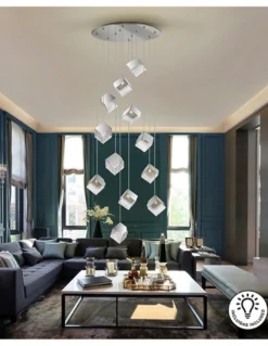 Lámpara colgante Priscila – Schuller – Lámpara decorativa de 12 luces