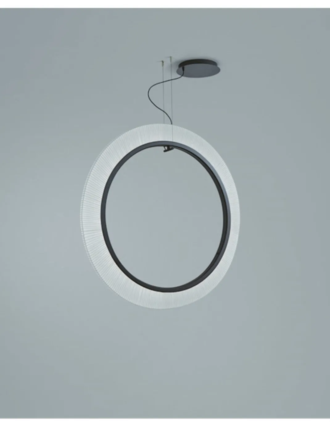 Lámpara colgante Roda - Bover - Lámpara en forma de aro vertical