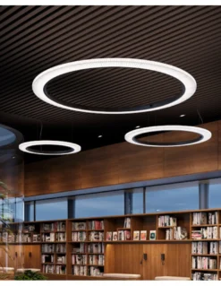 Lámpara colgante Roda - Bover - Lámpara en forma de aro LED de grandes dimensiones