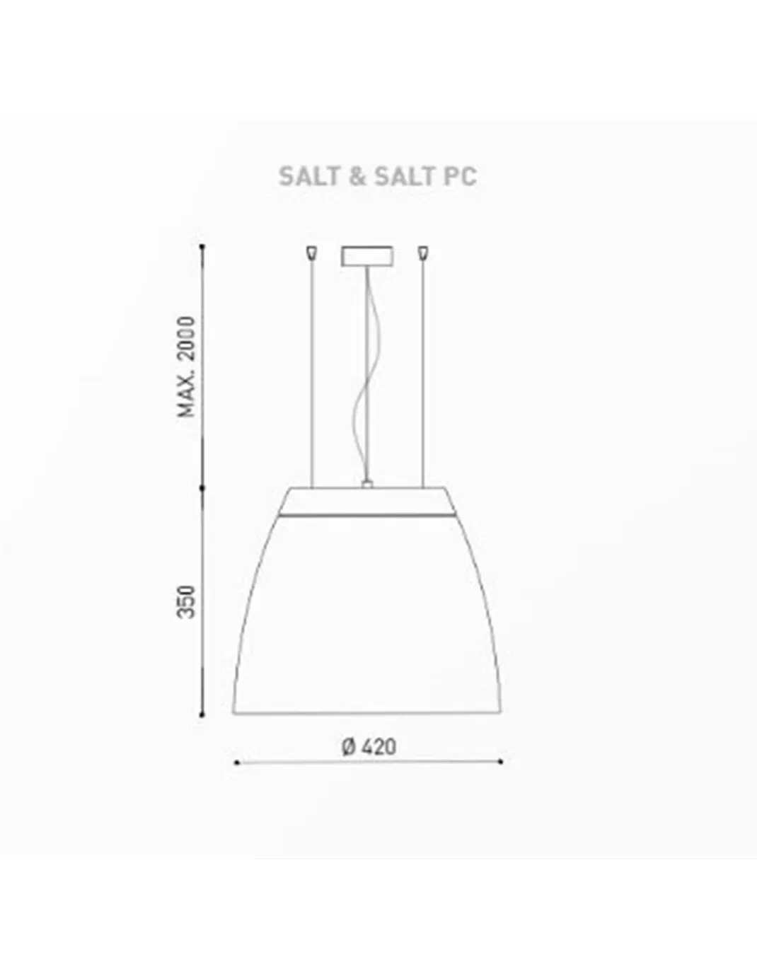 Lámpara colgante Salt - Arkoslight