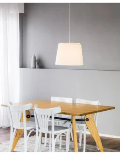 Lámpara colgante Savoy - Faro- Lámpara colgante moderna con pantalla de tela