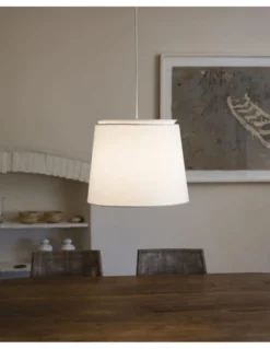 Lámpara colgante Savoy - Faro- Lámpara colgante moderna con pantalla de tela