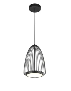 Lámpara colgante Smart - Mantra - Lámpara jaula negra LED