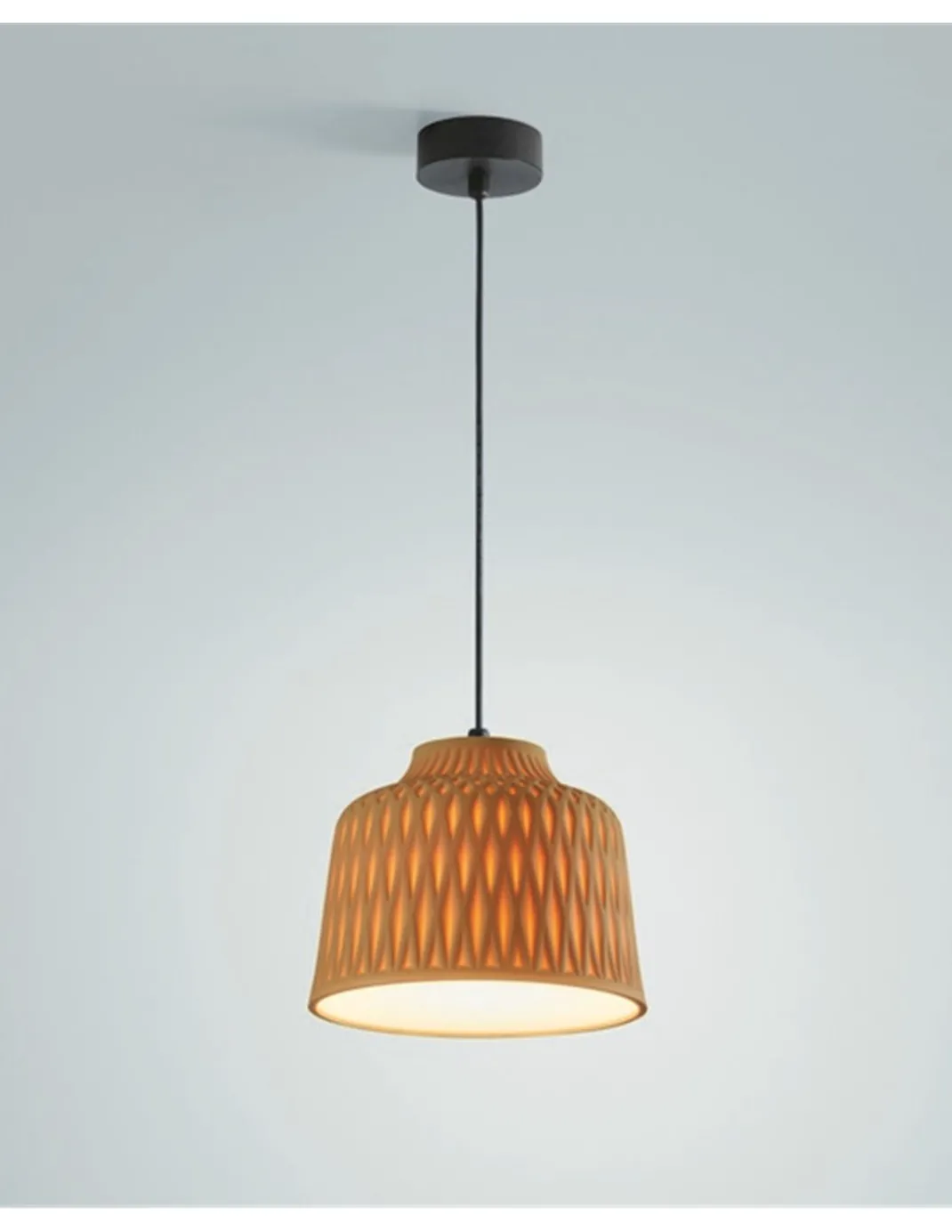 Lámpara colgante Soft – Bover – Lámpara de exterior de silicona, Disponible en 3 acabados, Diámetro: 30 cm