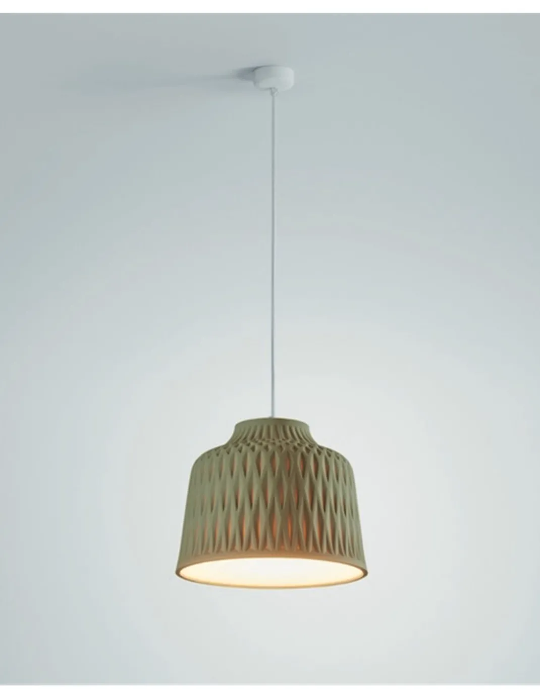 Lámpara colgante Soft – Bover – Lámpara decorativa de silicona, Disponible en 3 acabados, Diámetro: 30 cm
