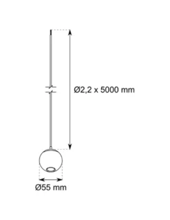 Lámpara colgante Spinne Bola - Conalux - Lámpara bola minimalista