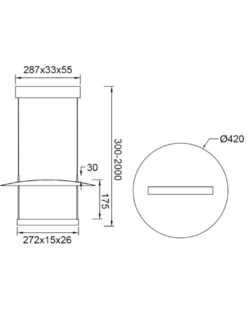 Lámpara colgante Sun II - Mantra - Lámpara LED de diseño vanguardista