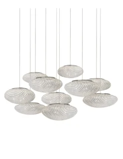 Lámpara colgante Tati 10 - a-emotional light - Composición de 10 lámparas, diseño impactante