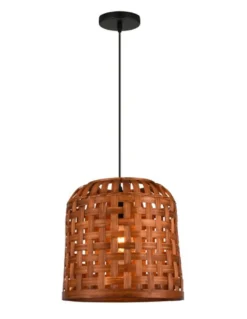 Lámpara colgante Theodor - AJP - Lámpara natural de madera de roble