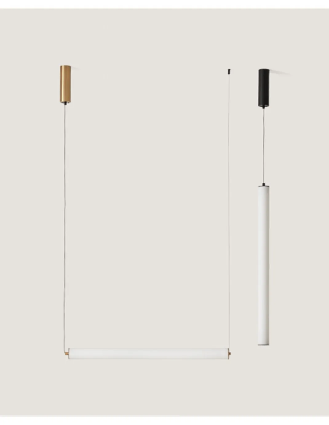 Lámpara colgante Tube – Aromas – Lámpara de techo decorativa, LED 3000K