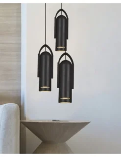 Lámpara colgante Tubular – Fokobu – Lámpara de madera de abedul