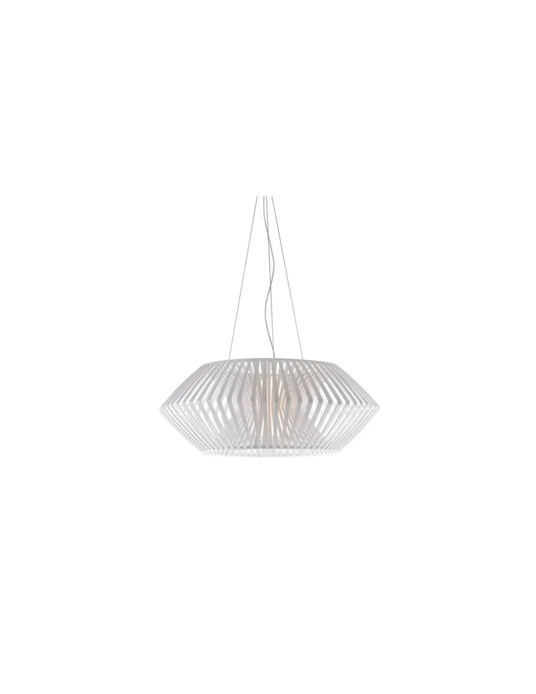Lámpara colgante V - a-emotional light - Diseño geométrico en blanco o negro