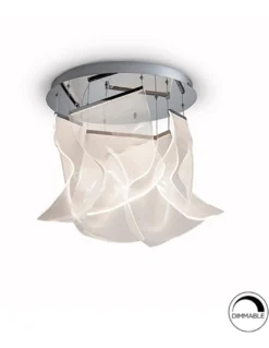 Lámpara colgante Velos – Schuller – Lámpara minimalista de metacrilato microimpreso