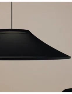 Lámpara colgante Warp Base - Arkoslight - Diseño moderno con pantalla textil translúcida