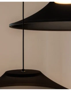 Lámpara colgante Warp Base - Arkoslight - Diseño moderno con pantalla textil translúcida