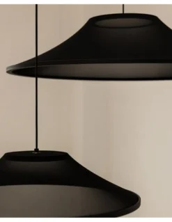 Lámpara colgante Warp Base - Arkoslight - Diseño moderno con pantalla textil translúcida