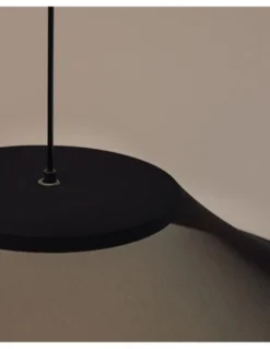 Lámpara colgante Warp Base - Arkoslight - Diseño moderno con pantalla textil translúcida
