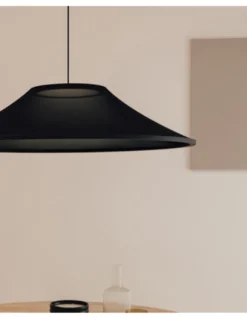 Lámpara colgante Warp Base - Arkoslight - Diseño moderno con pantalla textil translúcida